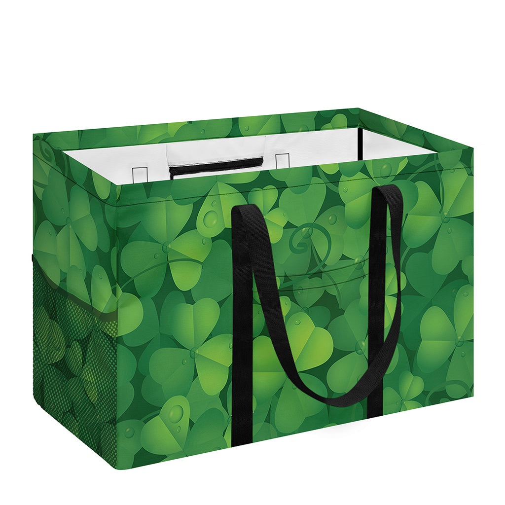 Irish Clover St. Patrick's Day Print Utility Tote Bag