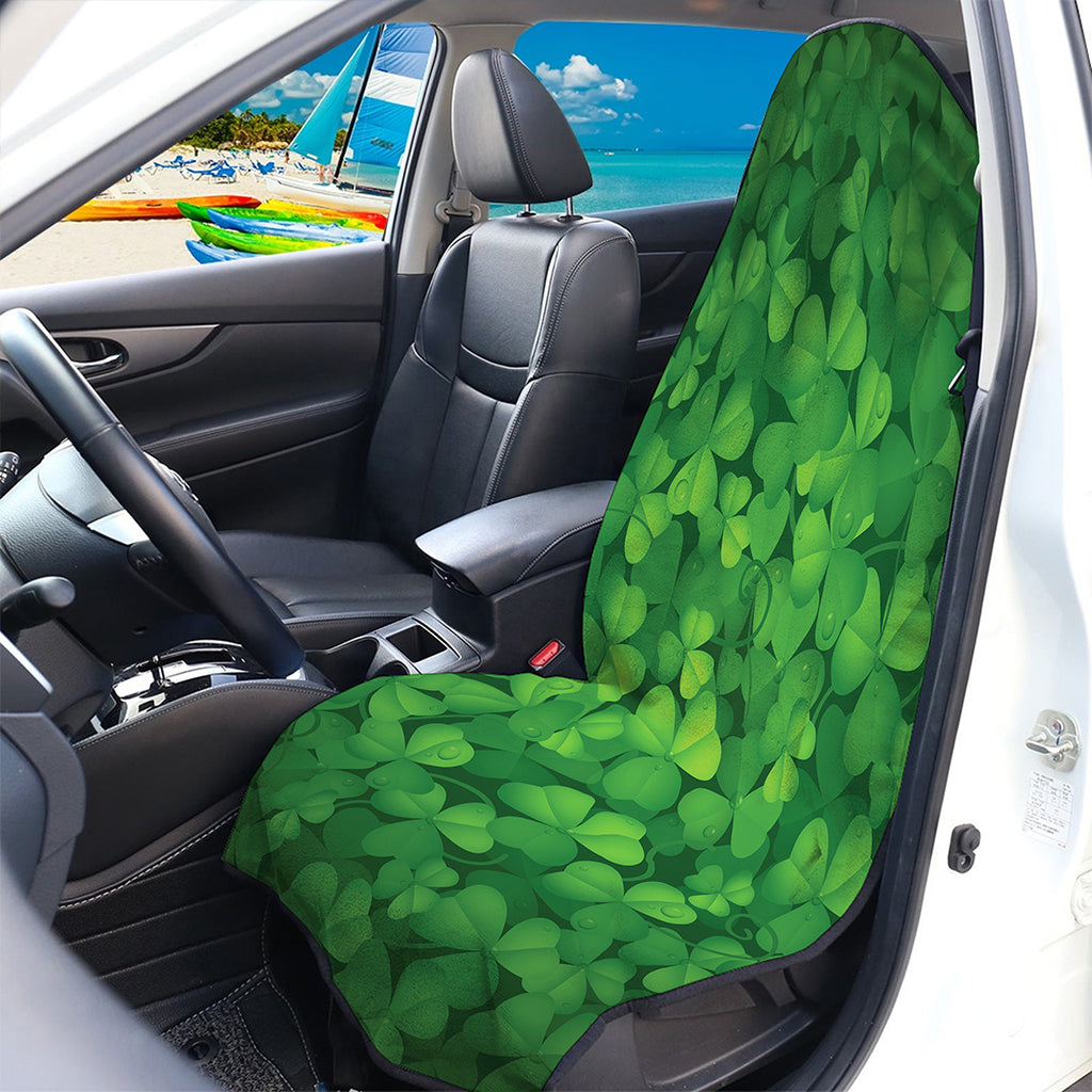 Irish Clover St. Patrick's Day Print Waterproof Car Seat Cover