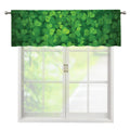 Irish Clover St. Patrick's Day Print Window Valance