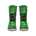 Irish Clover St. Patrick's Day Print Winter Boots