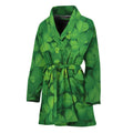 Irish Clover St. Patrick's Day Print Women's Bathrobe