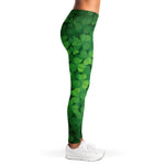 Irish Clover St. Patrick's Day Print Women's Leggings