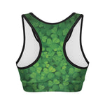 Irish Clover St. Patrick's Day Print Women's Sports Bra
