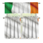 Irish Flag Print 3 Piece Kitchen Curtains