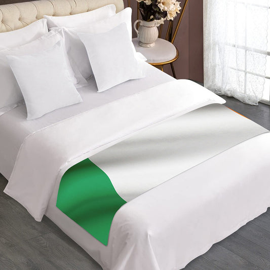 Irish Flag Print Bed Runner