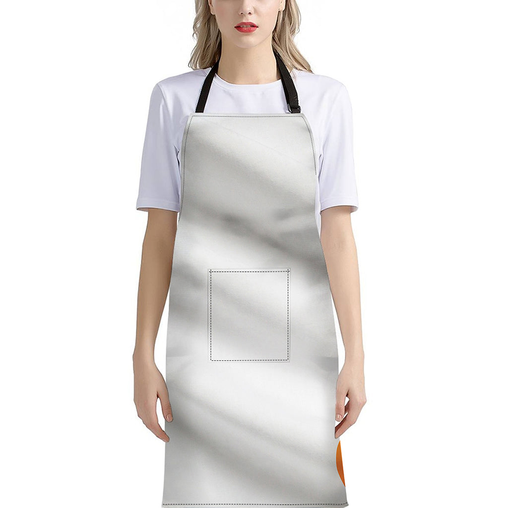 Irish Flag Print Bib Apron With Pocket