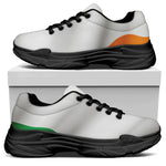 Irish Flag Print Black Chunky Shoes