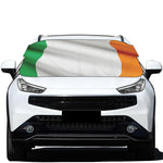 Irish Flag Print Car Windshield Snow Cover