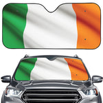 Irish Flag Print Car Windshield Sun Shade