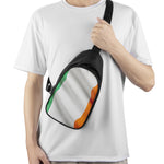 Irish Flag Print Chest Bag