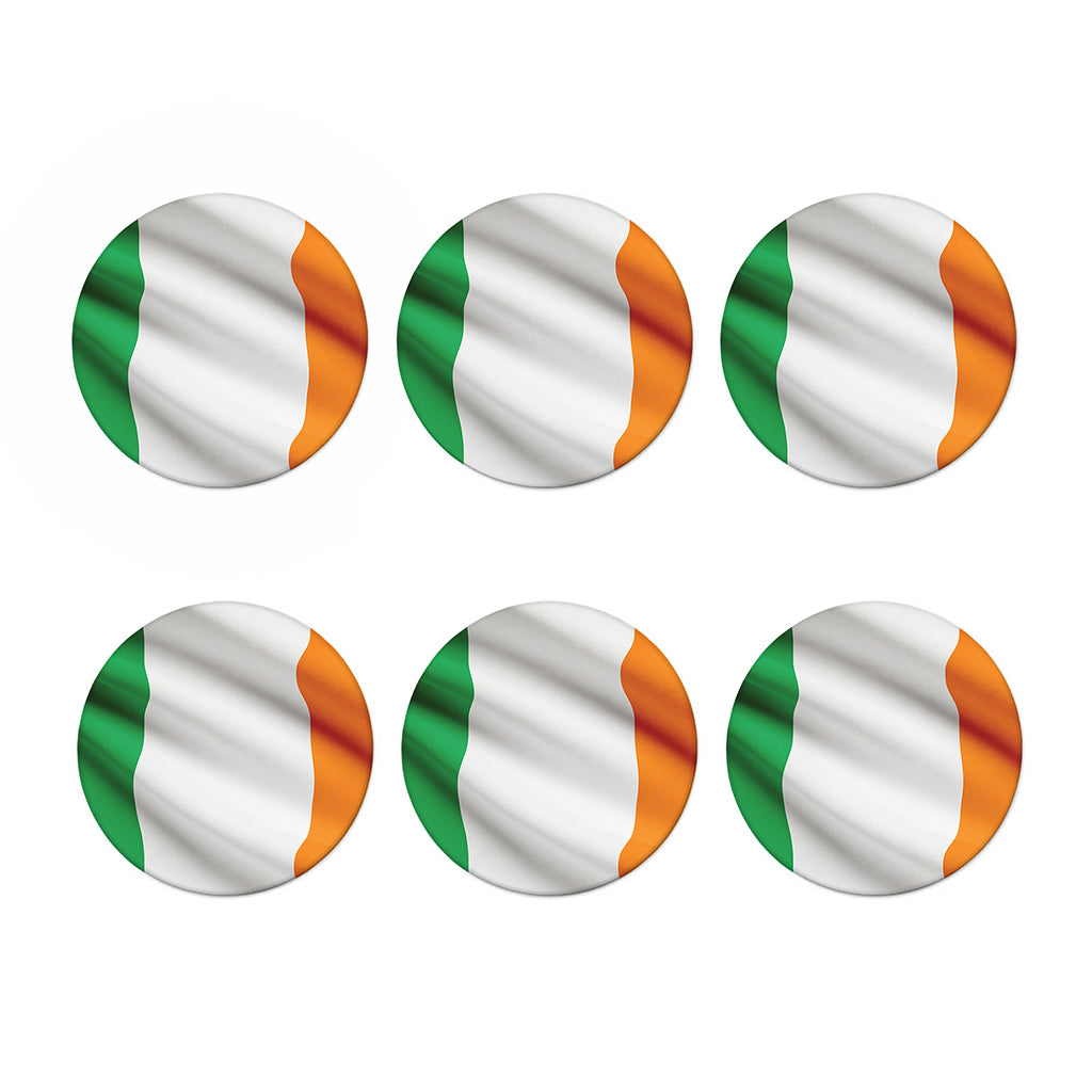 Irish Flag Print Coaster Set