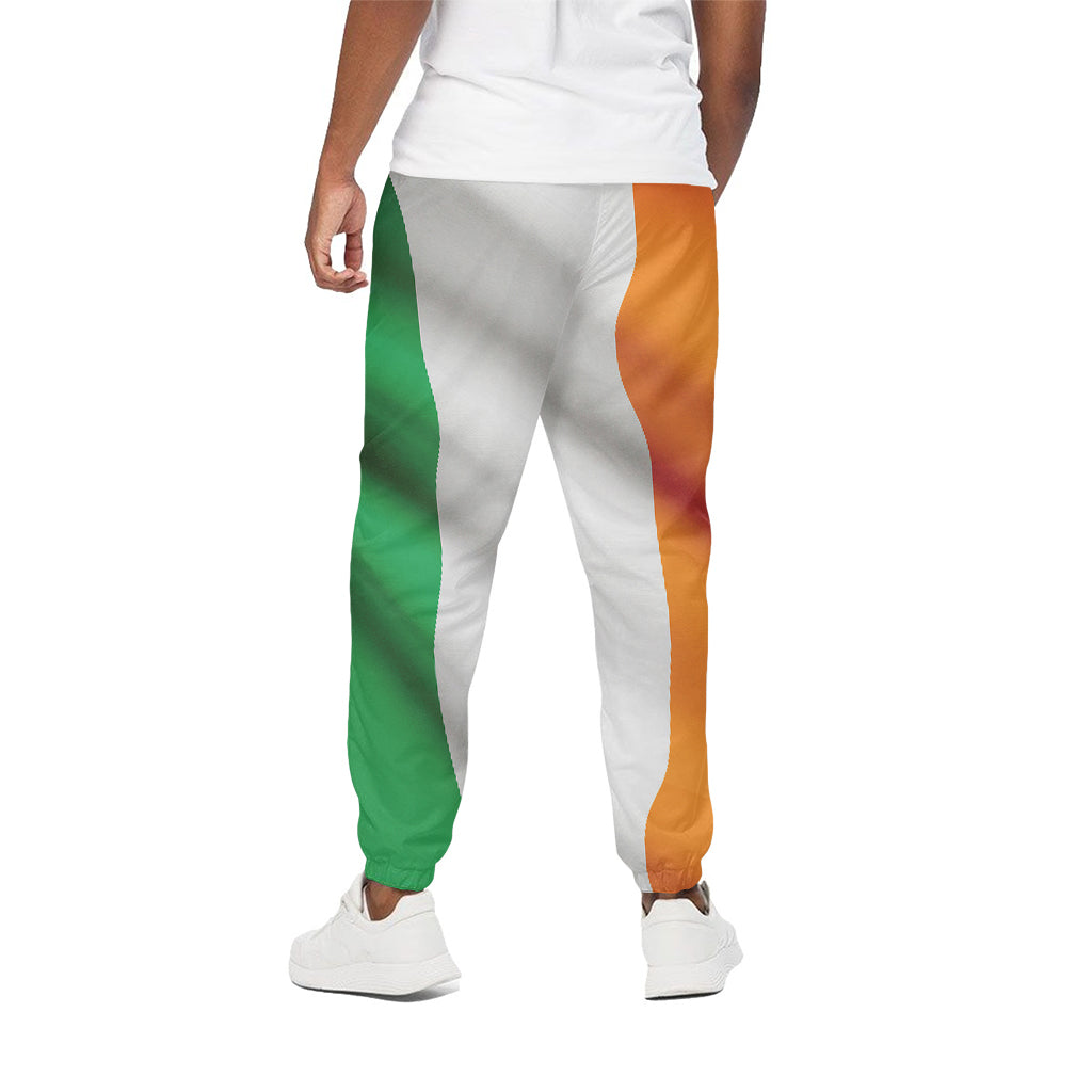 Irish Flag Print Cotton Pants