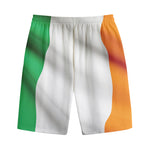 Irish Flag Print Cotton Shorts