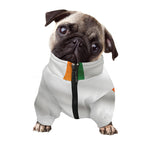 Irish Flag Print Dog Zip Up Jacket