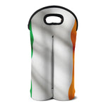 Irish Flag Print Double Neoprene Wine Tote