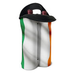 Irish Flag Print Double Neoprene Wine Tote