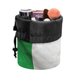 Irish Flag Print Drawstring Makeup Bag