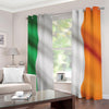 Irish Flag Print Extra Wide Grommet Curtains