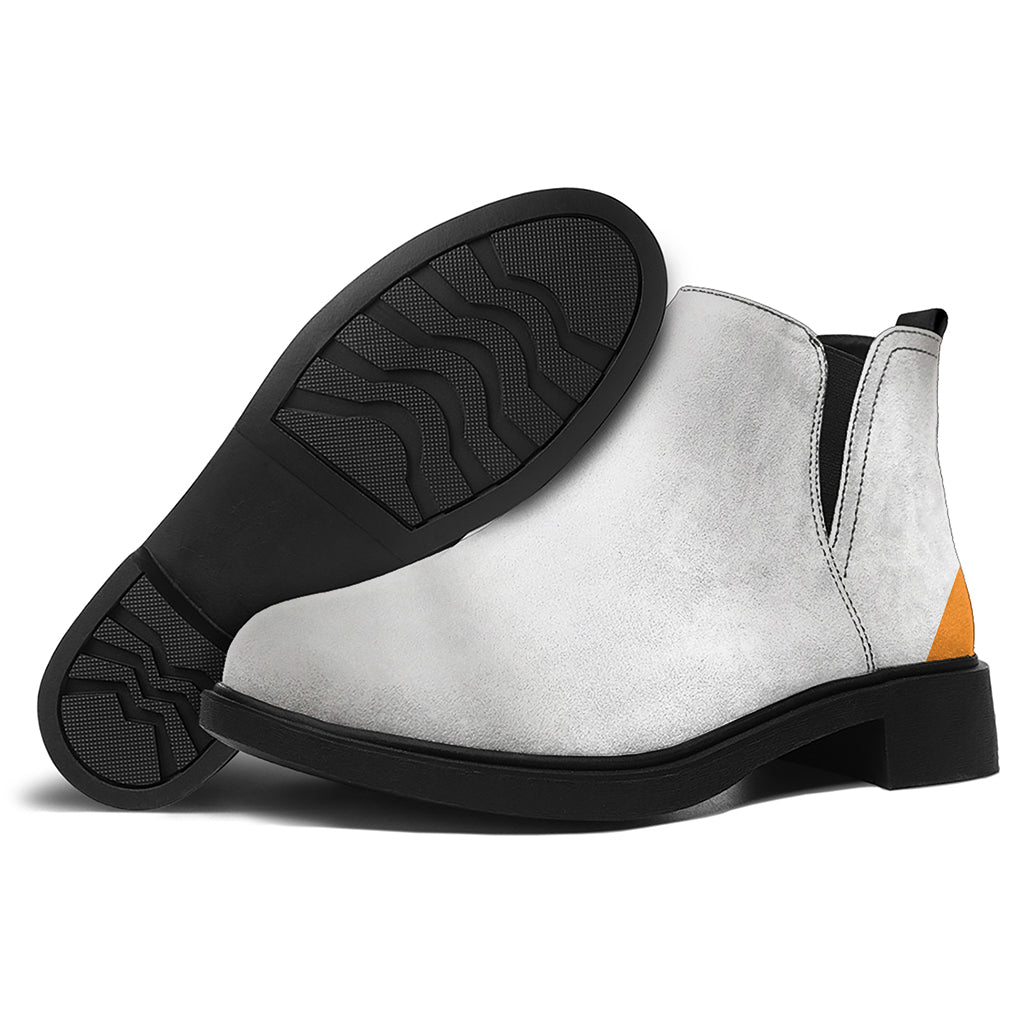 Irish Flag Print Flat Ankle Boots
