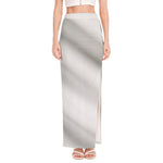 Irish Flag Print High Slit Maxi Skirt