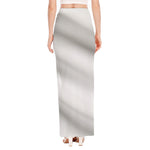 Irish Flag Print High Slit Maxi Skirt