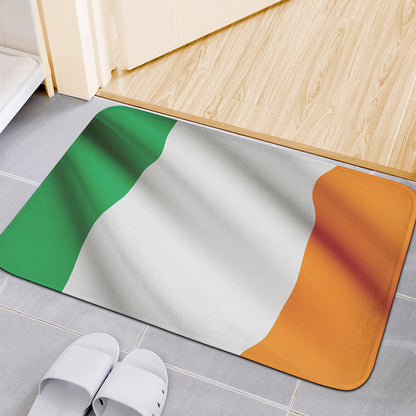 Irish Flag Print Indoor Door Mat