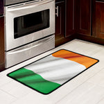 Irish Flag Print Kitchen Mat