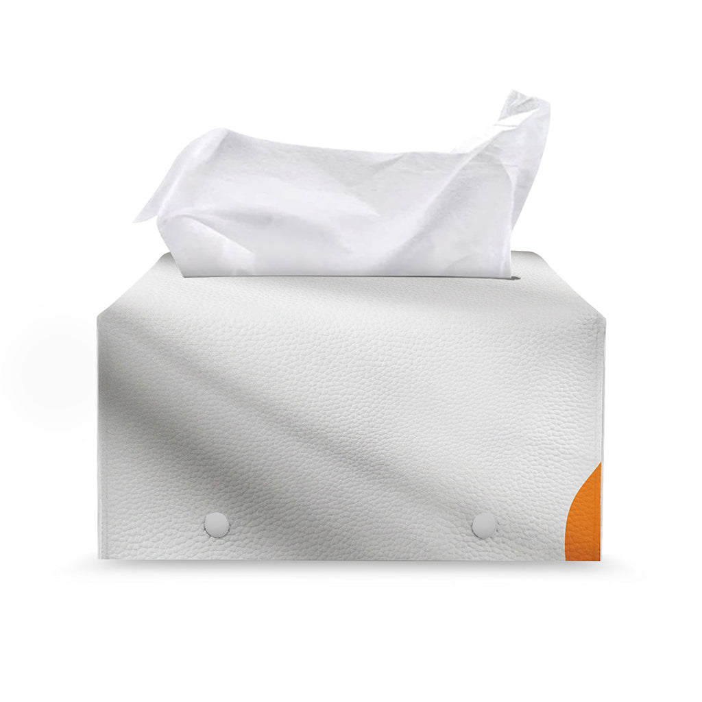 Irish Flag Print Leather Tissue Box Cover