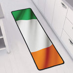 Irish Flag Print Long Kitchen Mat