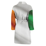 Irish Flag Print Men's Bathrobe