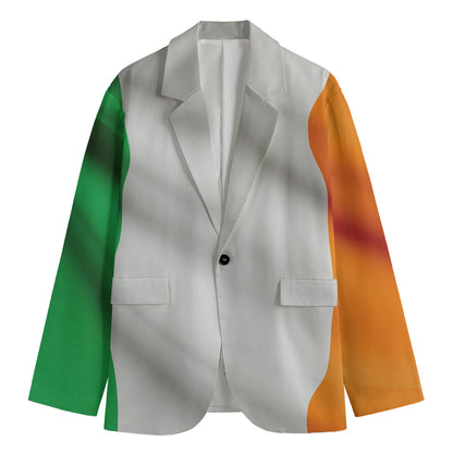 Irish Flag Print Men's Blazer