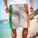 Irish Flag Print Men's Cargo Shorts