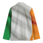 Irish Flag Print Men's Cotton Blazer