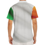 Irish Flag Print Men's Deep V-Neck Shirt
