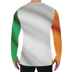 Irish Flag Print Men's Long Sleeve T-Shirt