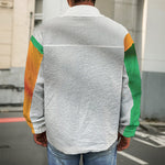 Irish Flag Print Men's Shirt Jacket