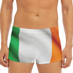 Irish Flag Print Men's Short Boxer Briefs