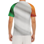 Irish Flag Print Men's Short Sleeve Rash Guard