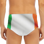 Irish Flag Print Men's Triangle Swim Briefs