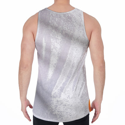 Irish Flag Print Men's Velvet Tank Top