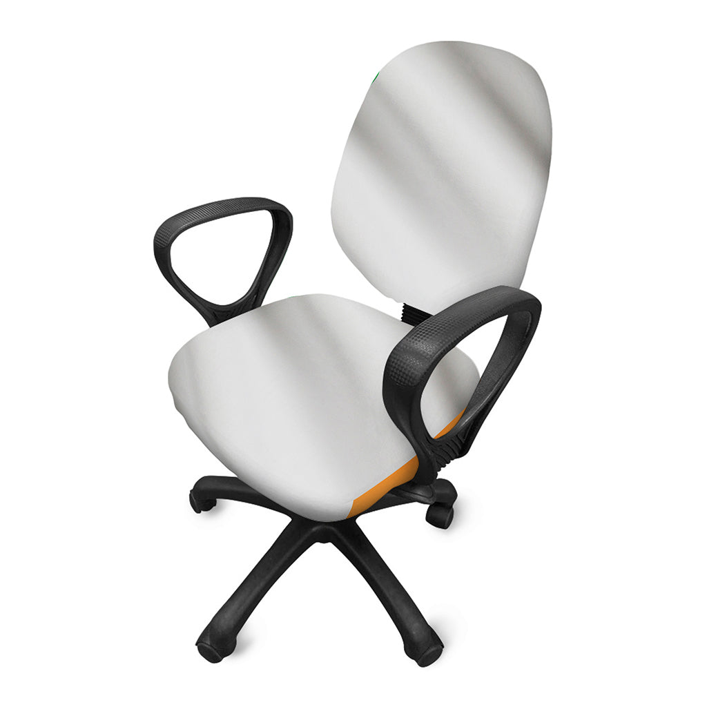 Irish Flag Print Office Chair Cover