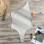 Irish Flag Print One Shoulder Bodysuit