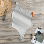 Irish Flag Print One Shoulder Bodysuit