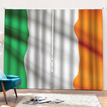Irish Flag Print Pencil Pleat Curtains