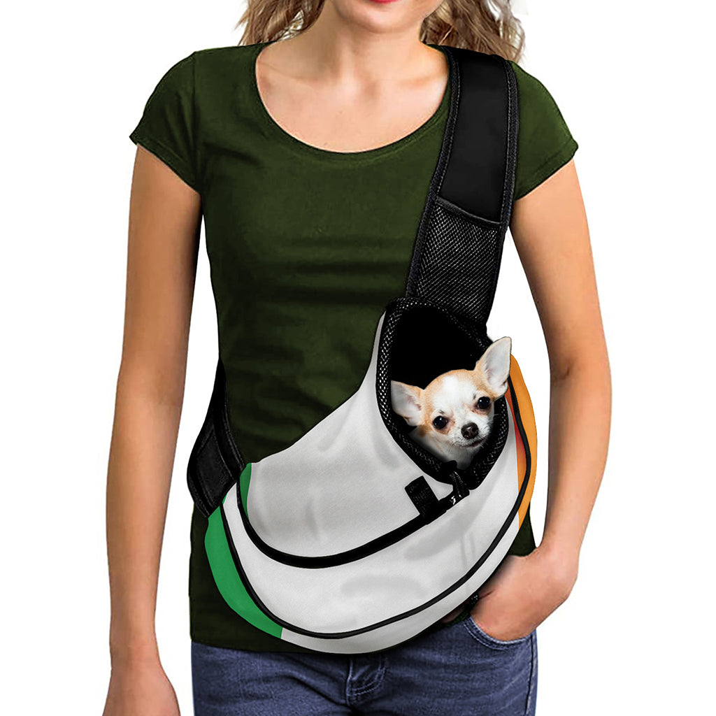 Irish Flag Print Pet Sling Carrier