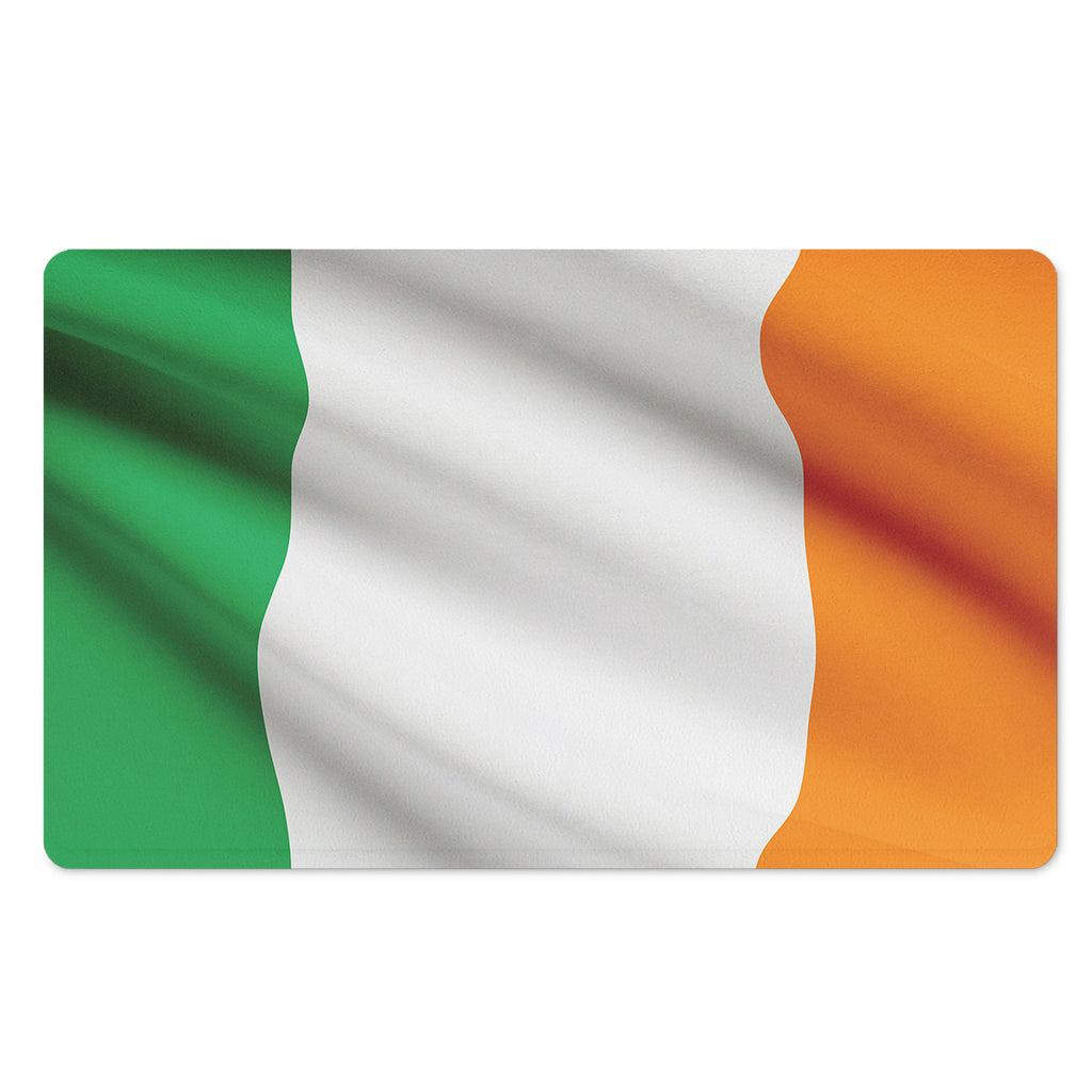 Irish Flag Print Polyester Doormat