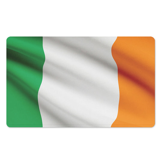 Irish Flag Print Polyester Doormat
