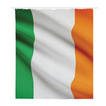 Irish Flag Print Polyester Shower Curtain