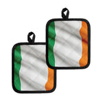 Irish Flag Print Pot Holders