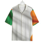 Irish Flag Print Rayon Hawaiian Shirt
